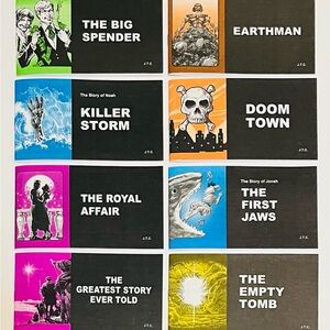 8 Jack T Chick Tracts - Bible Stories Assortment - Mini Comics, Chapbook **NEW**